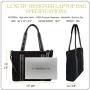 BfB Laptop Bag Women Designer Custom Handmade 13 inch Laptop Shoulder Bag