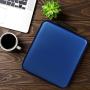 COOFIT CD Case, 160 Capacity DVD Storage DVD Case VCD Wallets Storage Organizer Flexible Plastic Protective DVD Storage Blue