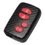 TANGSEN Smart Key Fob Case 3D Carbon Emboss Cover for SUBARU BRZ CROSSTREK FORESTER WRX for TOYOTA AVALON CAMRY COROLLA HIGHLANDER PRIUS RAV4 SEQUOIA VENZA for SCION FRS 234Button Keyless Entry Remote