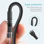 Syncwire iPhone Charger Lightning Cable 6ft [Apple MFI Certified] Upgraded Nylon Braided Fast Charging & Syncing Apple Charger Cord for iPhone 12 11 XS Max XR X 8 Plus 7 Plus 6S 6 Plus Se iPad - Black