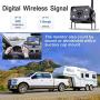 AMTIFO A7 HD 1080P Digital Wireless Backup Camera with 7 Inch DVR Monitor 2021 Newest Version High-Speed Rear View Observation System Stable Signals for RVs,Trucks,Trailers,5th Wheels IR Night Vision