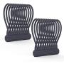 Rich&Ray Reusable Silicone Twist Ties with Strong Magnet for Bundling and Organizing Cables/Cords, Hanging or Holding Stuff, Can Be Used in Many Ways or Just for Fun (Gray-20Pack)