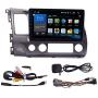 Android 10 Autoradio Car Navigation Stereo Multimedia Player GPS Radio 2.5D IPS Touch Screen for Honda Civic 2004-2011