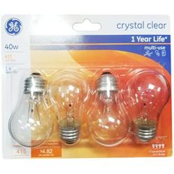 GE Ceiling Fan Bulb, 40W, 4pk