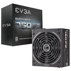 EVGA SuperNOVA 750 P2, 80+ PLATINUM 750W , Fully Modular , EVGA ECO Mode, 10 Year Warranty , Includes FREE Power On Self Tester, Power Supply 220-P2-0750-X1,Black