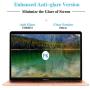 2 PACK Anti Glare Screen Protector Compatible with 2020 2019 2018 Newest MacBook Air 13 with Touch ID Version A1932 A2179 A2337, Anti-scratch Anti-fingerprint(Matte)
