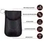 2 Pack Faraday Bag | Car Key Signal Blocking Pouch | Keyless Signal Blocking Key Case | RFID Blocker Bag for Smart Car Key Security| Anti-Hacking Case Blocker (Carbon Fiber Texture)