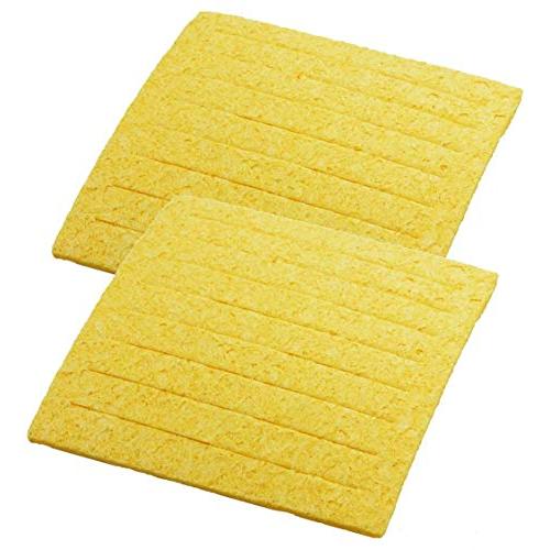 Weller TC205 ( PACK OF 2) Solder Tip Cleaning Sponge with Slits, 2-5/8'' x 2-5/8 x 5/8''