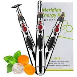 DOTSOG 3-in-1 Acupuncture Pen, Electronic Acupuncture Pen,Powerful Meridian Energy Pen Relief Pain Tools