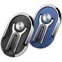 HENGBANG Multipurpose Phone Bracket, Phone Ring Holder - Two in ONE Multipurpose Mobile Phone Bracket Holder Stand 360 Degree Rotation for Car Home, Multiple-Angle Car Phone Mount(Black + Blue)
