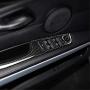 HXD Carbon Fiber Door Window Lift Switch Button Armrest Panel Frame Trim Cover Case Cap for BMW 3 Series 5th E90 E92 E93 2005-2012 (35.8cm with auto Folding Button, Classic)