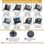 VoiceJoy Corded Telephone RJ9 Headset Monaural with Noise Canceling Microphone Headphones with Volume and Mute Switch ONLY for Cisco 7942 7971 8841 9941 etc Office IP Phones