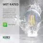 Sunco Lighting 10 Pack G25 LED Bulb, Dimmable, 5.5W=60W, 6000K Daylight Deluxe, Vintage Edison Filament Globe, 500 LM, E26 Base, Indoor/Outdoor Lights - UL