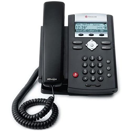 Polycom 2200-12375-001 SoundPoint IP 335 HD Corded VoIP Phone (2 Line PoE)