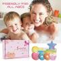 Supertrip Bath Bombs Gift Set - 9 Organic & Natural Handmade Bubble Fizzies Spa Bomb,Shea Cocoa Butter Moisturize,Perfect Birthday Valentines Mothers Day Christmas Gift idea for Women or Kids