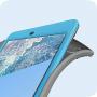 i-Blason Cosmo Case for New iPad 8th/7th Generation, iPad 10.2 2020 2019 Case, Full-Body Trifold with Built-in Screen Protector Protective Smart Cover with Auto Sleep/Wake & Pencil Holder (Blue)