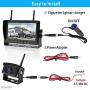 Wireless Backup Camera, DOUXURY IP69 Waterproof 170° Wide View Angle HD 1080P Backup Camera + HD LCD 7'' Monitor, Digital Wireless Backup Camera System for Truck Pickup Trailer Camper Bus RV 5th Wheel