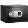 Amazon Basics Steel, Security Safe Lock Box, Black - 0.5 Cubic Feet