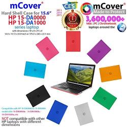 mCover Hard Shell Case for 15.6'' HP 15-DA0000 Series (15-DA0000 to 15-DA9999) Notebook PC (NOT Fitting Other HP 15'' Pavilion or Envy laptops) (Aqua)