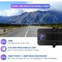 12 Inch Mirror Dash Cam 1080P Front and Rear Dual Lens Backup Camera, Full Touch Screen Mirror Camera,170° Wide Angle and Night Vision