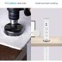 Pop Up Outlet for Countertop, Electric Pop Up Power Strip for Kitchen Counters, 2-3/8inch Grommet Outlet, Pop Up Power Center with 4 Outlet and 2 USB Ports.
