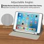 New iPad Mini Case 5th Generation with Pencil Holder - Mini iPad 4 Leather Stand Folio - Wallet Pocket - Handle Strap - Soft TPU Back Cover Auto Sleep/Wake for 7.9 Inch iPad Mini 4/5 (Red)