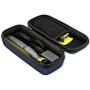 ProCase Hard Case for Philips Norelco OneBlade QP2520 QP2530 QP2620 QP2630, Travel Organizer Carrying Bag for Philips Norelco One Blade Hybrid Electric Trimmer and Shaver -Navy