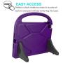 iPad 9.7 2018 / 2017 / Air 1/2 / Pro 9.7 Case for Kids - SUPLIK Durable Shockproof Protective Handle Bumper Stand Cover with Screen Protector for iPad 9.7 inch 5th/6th Generation, Purple