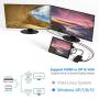 Surface Pro Dock for Surface Pro 4/5/6 Docking Station with HDMI, VGA, DP, RJ-45 Gigabit Ethernet Port, 3X USB 3.0 Ports, USB C Sync Port, Audio Out Port, SD/TF Card Reader, Micro USB Port