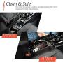 Beusoft Car Seat Gap Filler, Car Seat Organizer, Full Premium PU Leather Multifunctional Car Organizer with 2 Lighters, 2 USB Chargers
