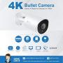 Anpviz 4K 8MP IP66 POE IP Security Bullet Camera Indoor Outdoor with Microphone, Audio, Wide Angle 2.8mm Lens,3864x2160 Megapixels UltraHD 98ft,SD Card Slot, IPC-B880WD-S