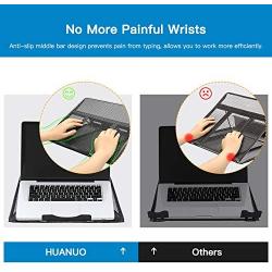 HUANUO Adjustable Laptop Stand Riser for Desk, Fits Up to 15.6 inch Notebook, Mesh Ventilated Laptop Cooling Stand with 8 Tilt Levels