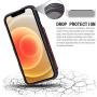 Arae Compatible with iPhone 12 Case and iPhone 12 Pro Case - Wallet Case with PU Leather Card Pockets Back Flip Cover for iPhone 12/12 Pro 6.1 inch (Brown)