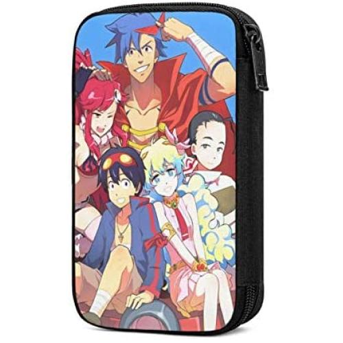Hxuedan Gurren Lagann The Data Cable Storage Bag is A Portable and Independent Design SuitableVFor Travelers to Place The Data Cable, Earphone and Electronic Product Data Cable Storage Bag