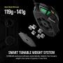 Corsair Nightsword RGB - Comfort Performance Tunable FPS/MOBA Optical Ergonomic Gaming Mouse with Backlit RGB LED, 18000 DPI, Black
