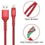 Boreguse Lightning Cable 4Pack [2x3Ft 2x6Ft] MFi Certified Nylon Braided Charger Cable for iPhone Xs Max, XR, X, 8, 7 Plus, 6, 6s, 6 Plus, 5, 5c, 5s, SE(Red)