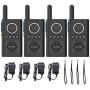 Chunhee Wireless Intercom System for Elderly/Kids, 16 Channel Home Intercom System Room to Room Two-Way Communication, 1.5 Miles Long Range Intercom System for Home/Office/Camping/Hiking/Vacation