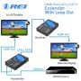 HDMI Extender Over CAT5/CAT6 by OREI with IR Upto 330 Feet - Loop Out - 1080P Full HD Signal Distribution - Over IP