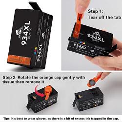 IKONG 934XL 935XL Compatible Replacement for HP 934 and 935 Ink Cartridges for HP Officejet Pro 6830 6230 6835 6812 6815 6820 6220 Printers