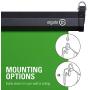 Elgato Green Screen MT - Mountable Chroma Key Panel for Background Removal, Auto-locking and Self-rewinding, Wrinkle-resistant Chroma-green Fabric, Robust Metal Casing
