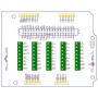 Electronics-Salon Arduino Screw Terminal Block Breakout Module, for Arduino UNO R3.