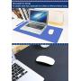 Desk Blotter Mat Table Protector on Top of Office Laptop Computer Desktop Accessories Cover Pad Under Keyboard Gaming Mousepad for Men Boy Teen Kids PU Leather DIY Crafts PU Leather Brown 16 x 32 Inch
