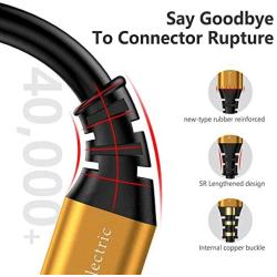 iPhone Charger 10 ft,3-Pack Extra Long Lightning Cable, MFi-Certified iPhone Charger Cable 10 Foot Charging Cord for iPhone 12 11 Pro X XS Max XR/8 Plus/7 Plus/6/6s Plus/5s /5c/iPad Mini Air(Gold)