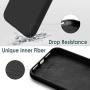 JETech Silicone Case for iPhone 11 (2019) 6.1-Inch, Silky-Soft Touch Full-Body Protective Case, Shockproof Cover with Microfiber Lining (Black)