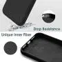 JETech Silicone Case for iPhone 11 (2019) 6.1-Inch, Silky-Soft Touch Full-Body Protective Case, Shockproof Cover with Microfiber Lining (Black)