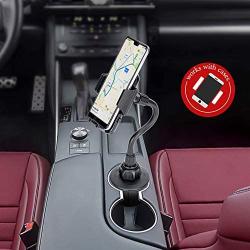 Car Cup Holder Phone Mount，Universal Smart Adjustable Automobile Car Phone Mount for iPhone 12 Mini PRO/Max/11 X/XR/8/7 Plus Samsung Galaxy S20/S10/S9 Note Nexus Sony,HTC,Huawei and All Smartphones