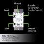 GE 26933 Z-Wave Plus 500 Series Motion-Sensing in-Wall Dimmer