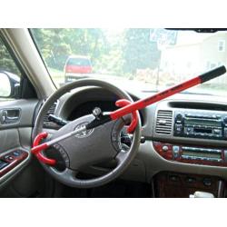 The Club 3000 Twin Hooks Steering Wheel Lock, Yellow