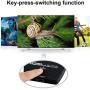 4K@60Hz HDMI Switch, NEWCARE HDMI Switch 3 in 1 Out, 3-Port HDMI Switcher Selector, Supports 4K, 3D, HDCP2.2, HDMI2.0, HDR, for Fire Stick 4K, HDTV, PS4/5, Game Consoles, PC