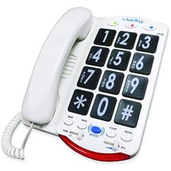 Clarity JV35 Amplified Corded Phone with Talk Back Numbers